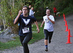 finish line by the lake